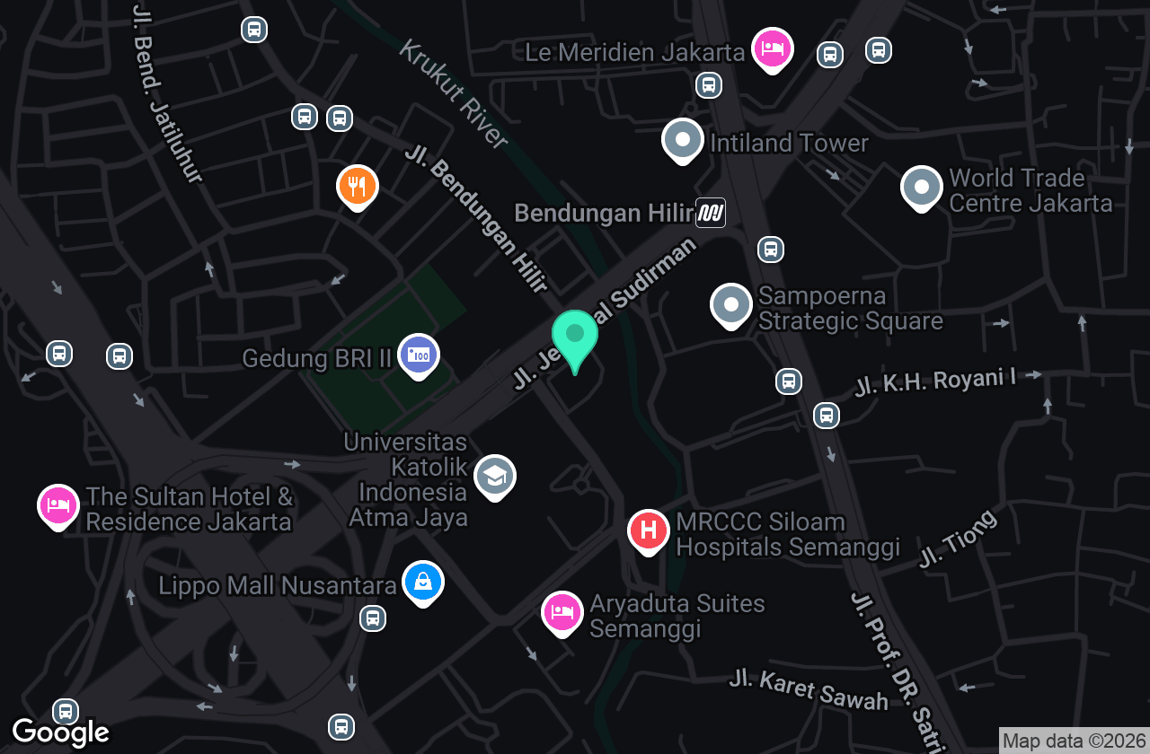 Map of SecLab Indonesia — Plaza Sentral Lt. 7, Jl. Jenderal Sudirman No.47, Jakarta Selatan